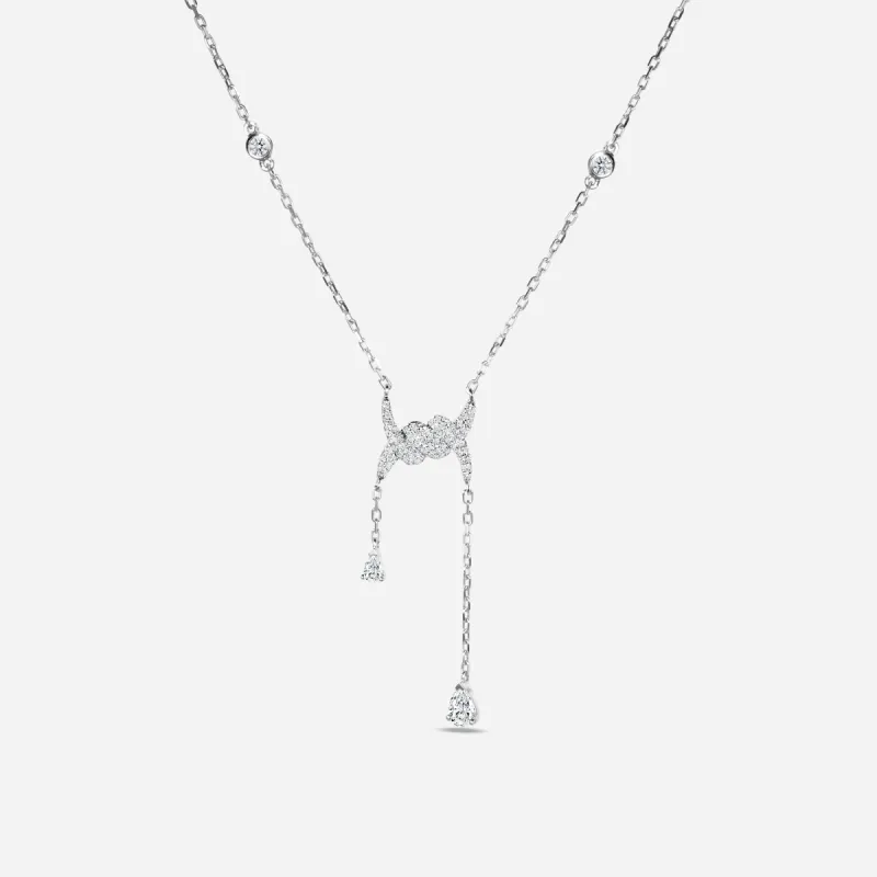 Barbelé Drop Paved Necklace sold by Djula