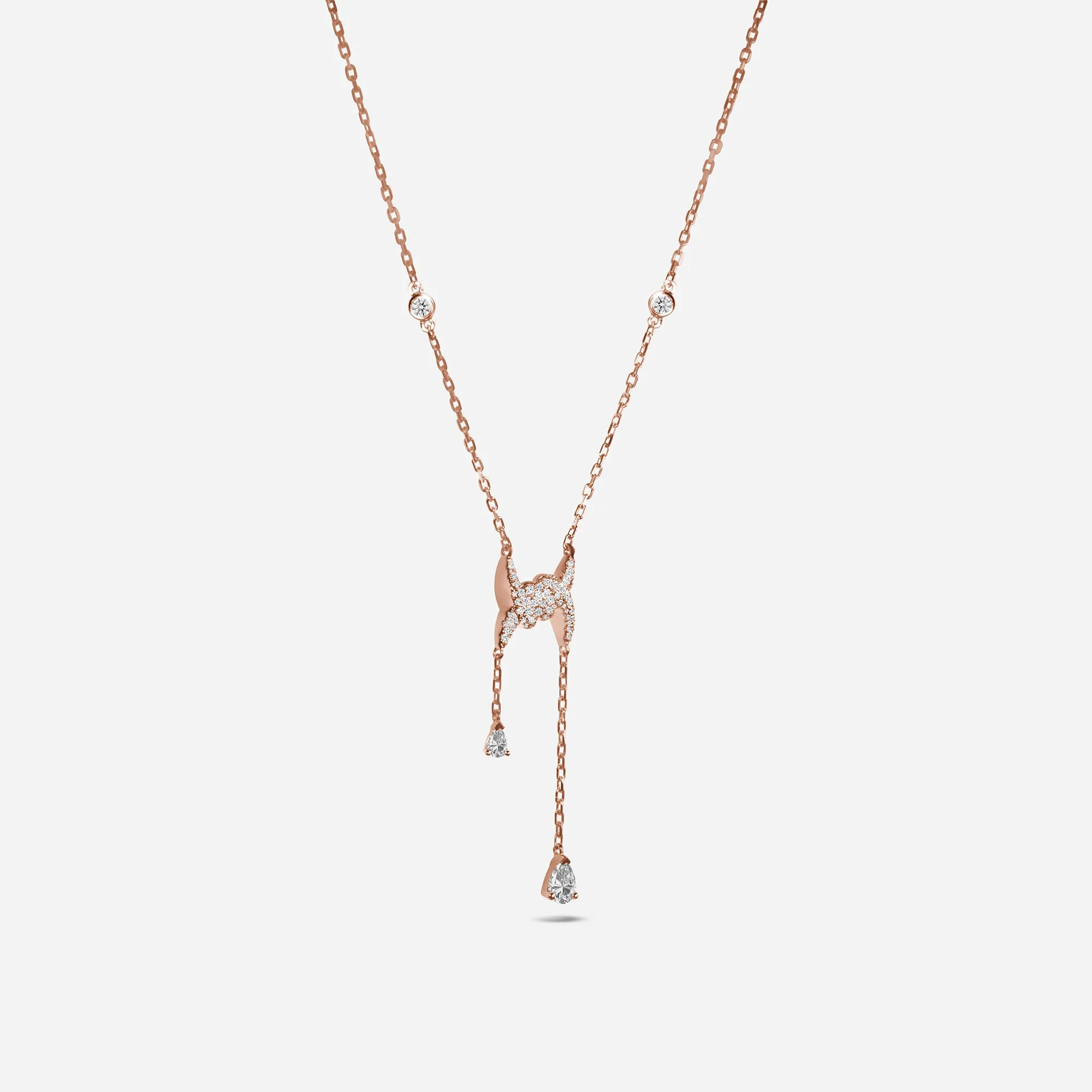 Barbelé Drop Paved Necklace sold by Djula product image thumbnail 5