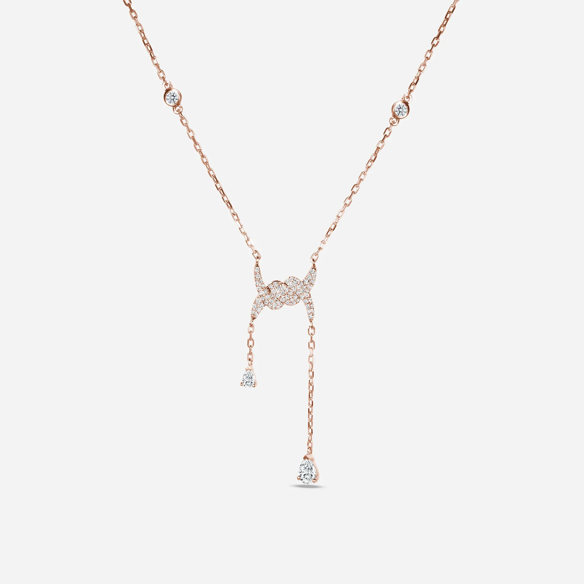 Barbelé Drop Paved Necklace sold by Djula product image thumbnail 4