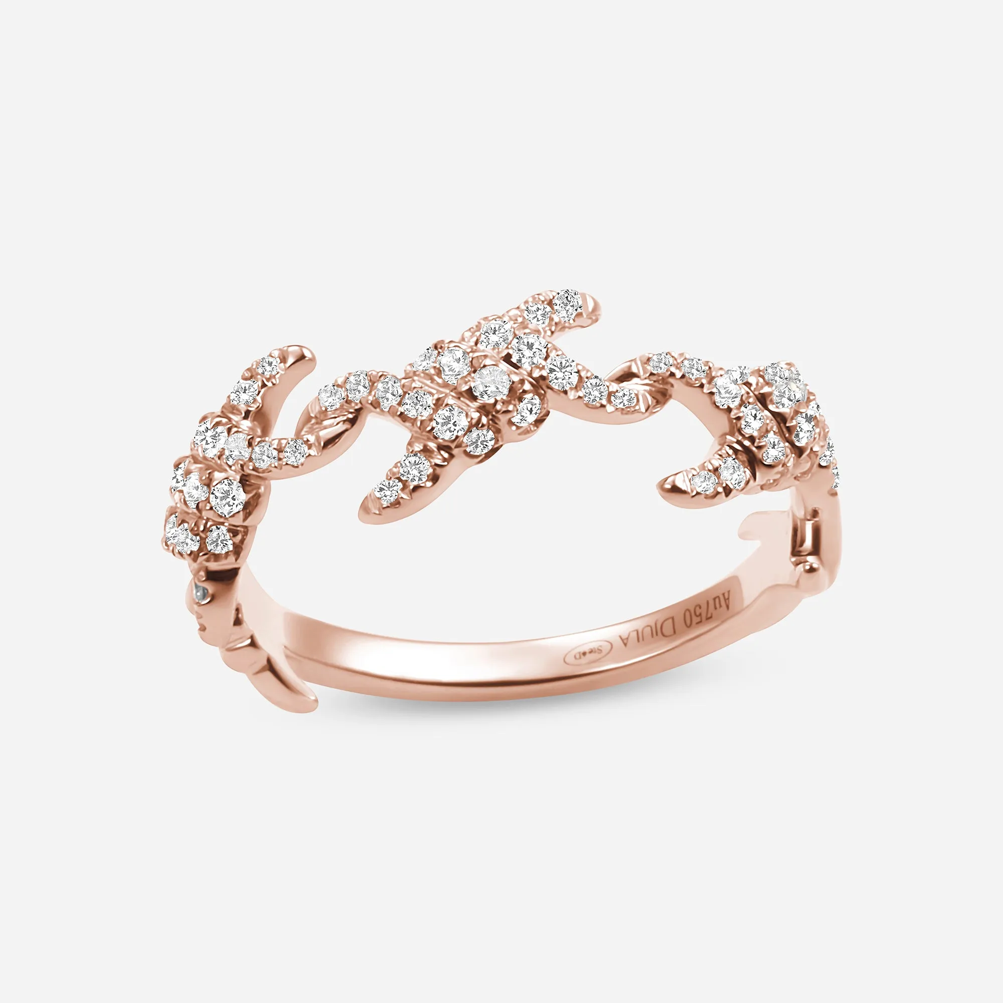 Barbelé Instinct Paved Ring sold by Djula product image thumbnail 4