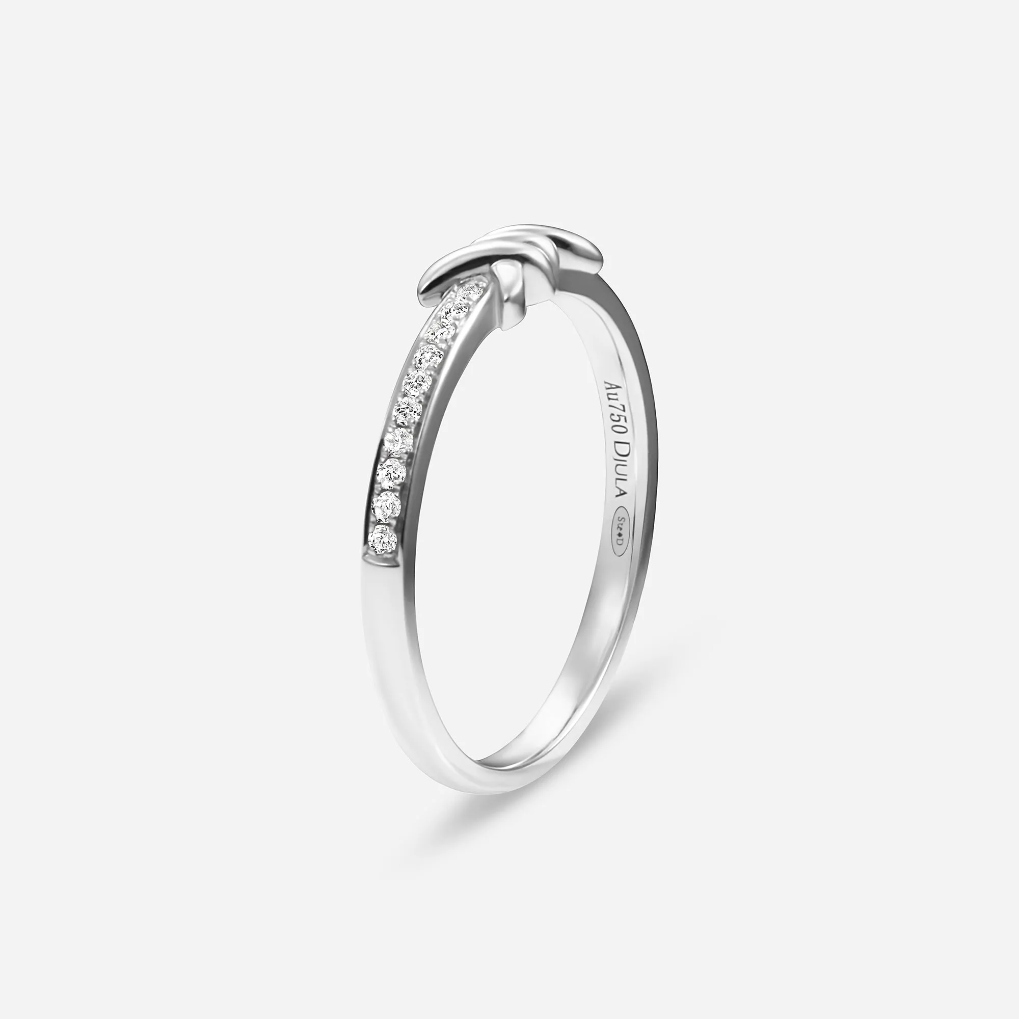 Barbelé Half Paved Ring sold by Djula product image thumbnail 3