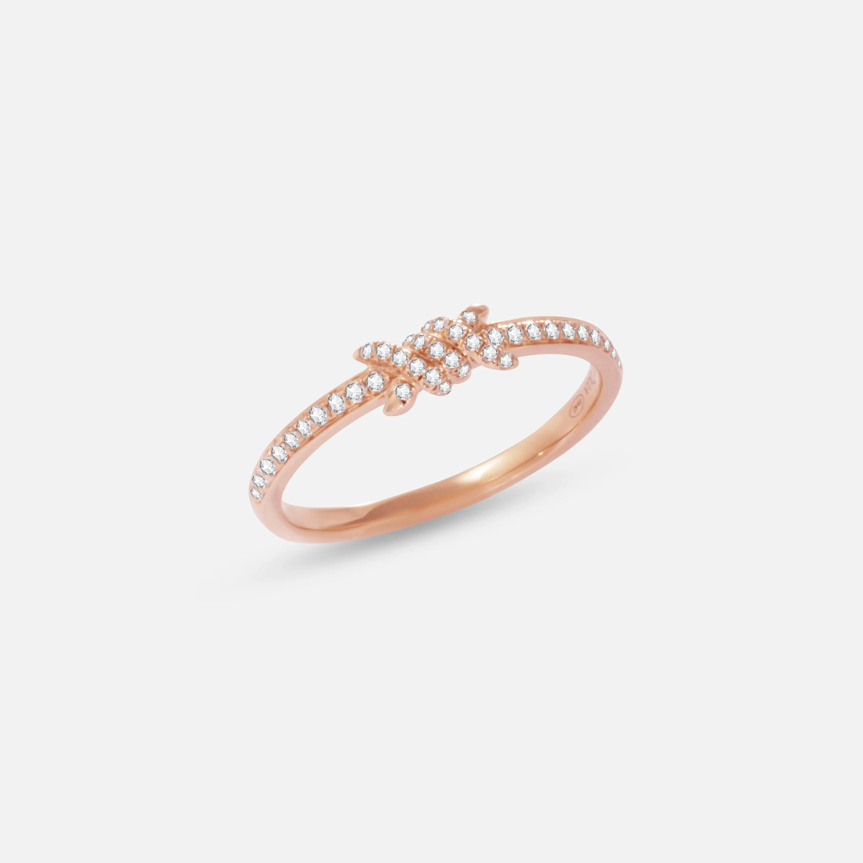 Barbelé Fine Paved Ring sold by Djula product image thumbnail 5