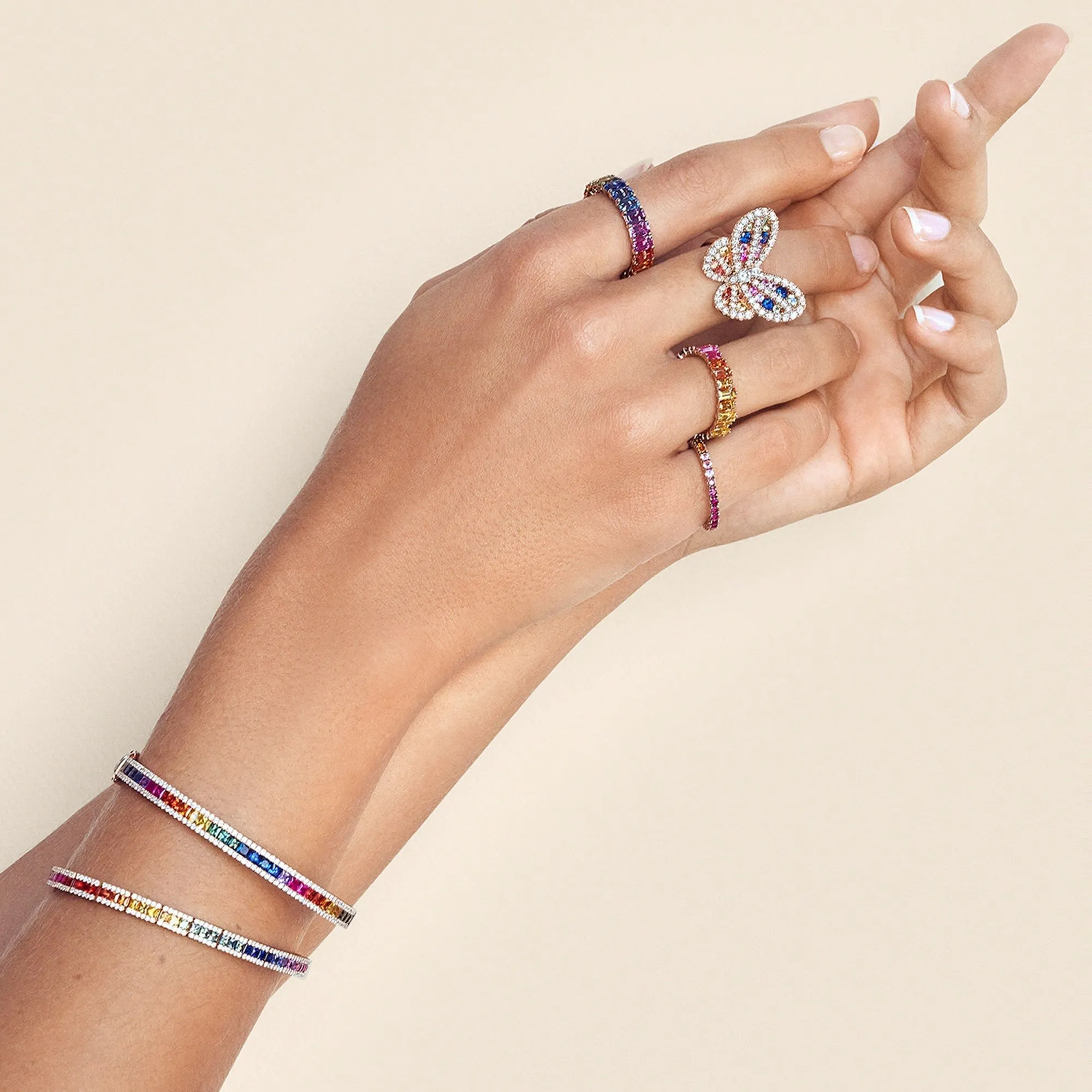 Colored sapphires ring sold by Djula product image thumbnail 3