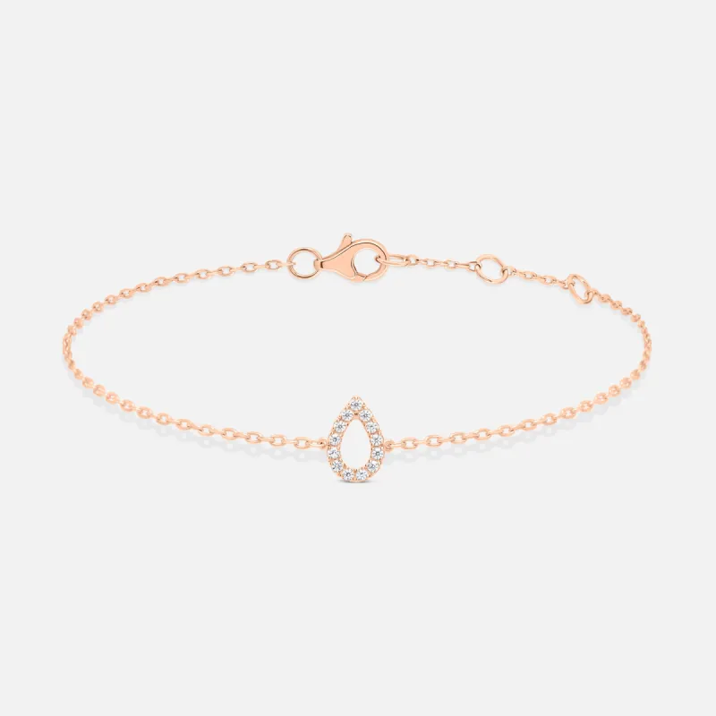 Magic Touch Pear Bracelet Large Model sold by Djula