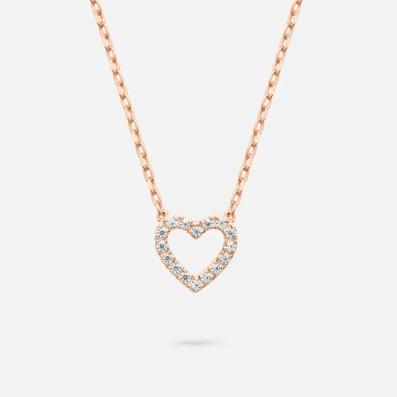 Magic Touch Heart Necklace Large Model sold by Djula