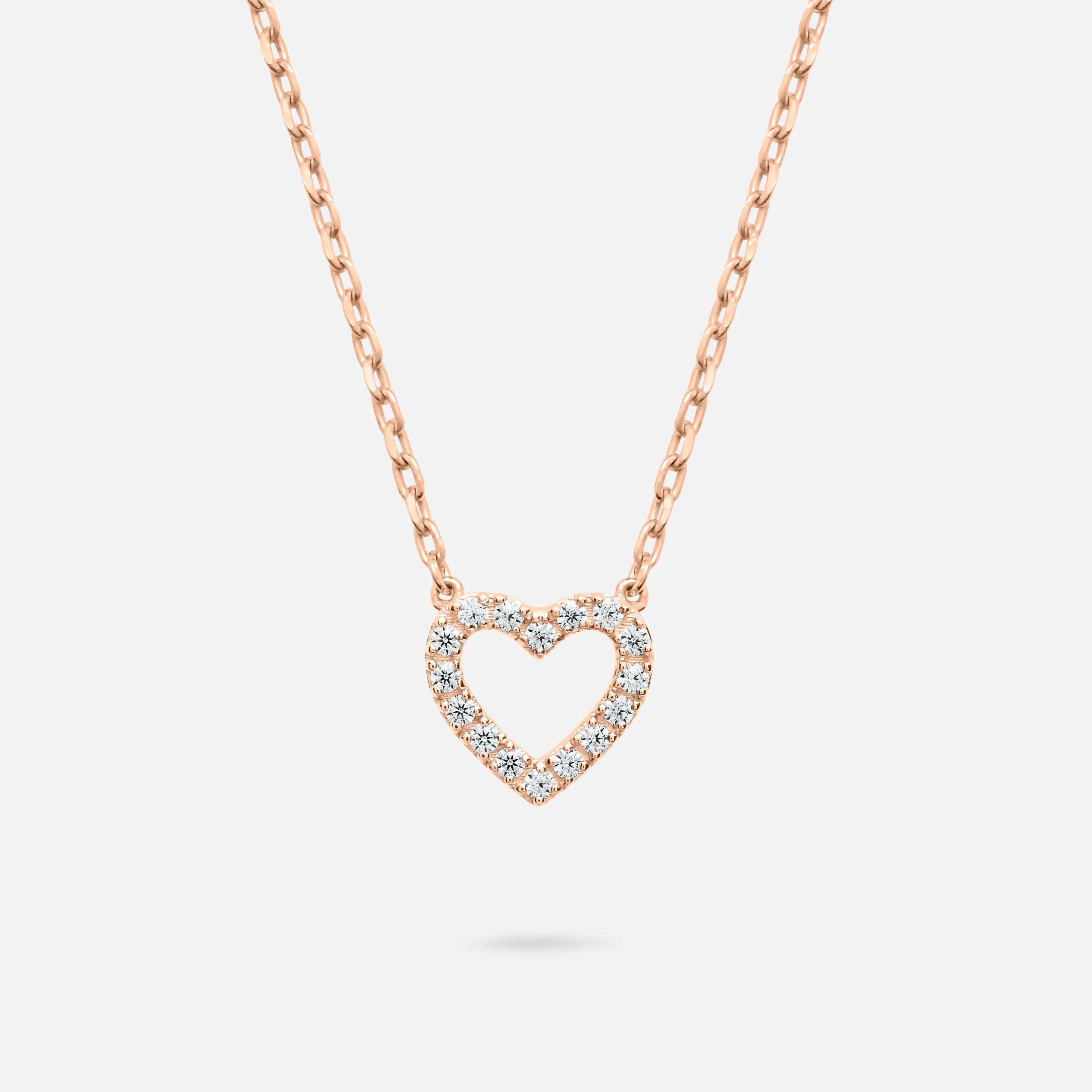 Magic Touch Heart Necklace Large Model sold by Djula