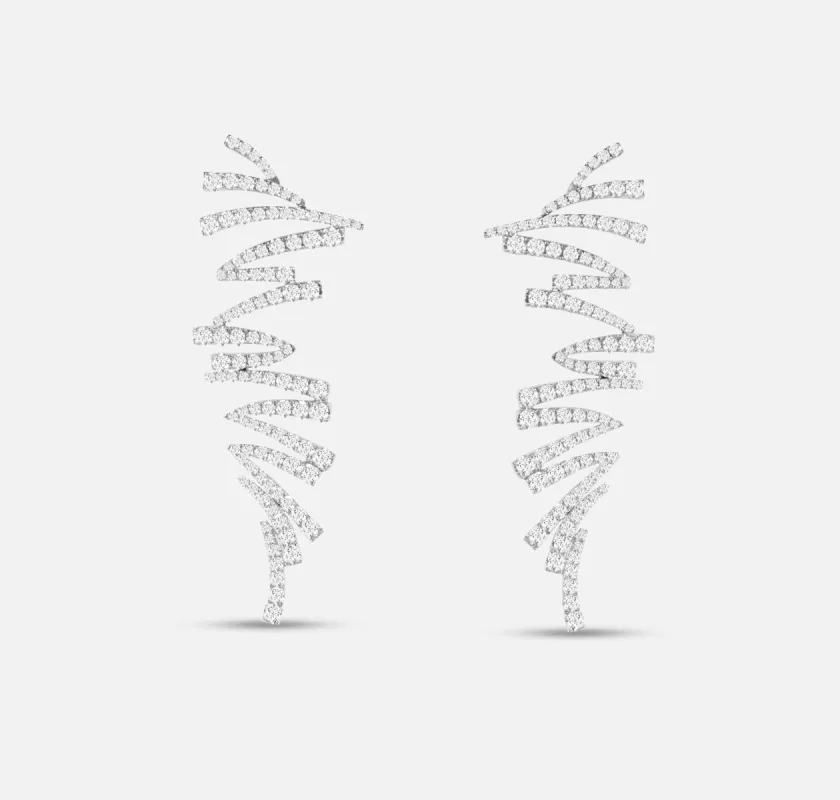 Graphique Zigzag Earrings sold by Djula