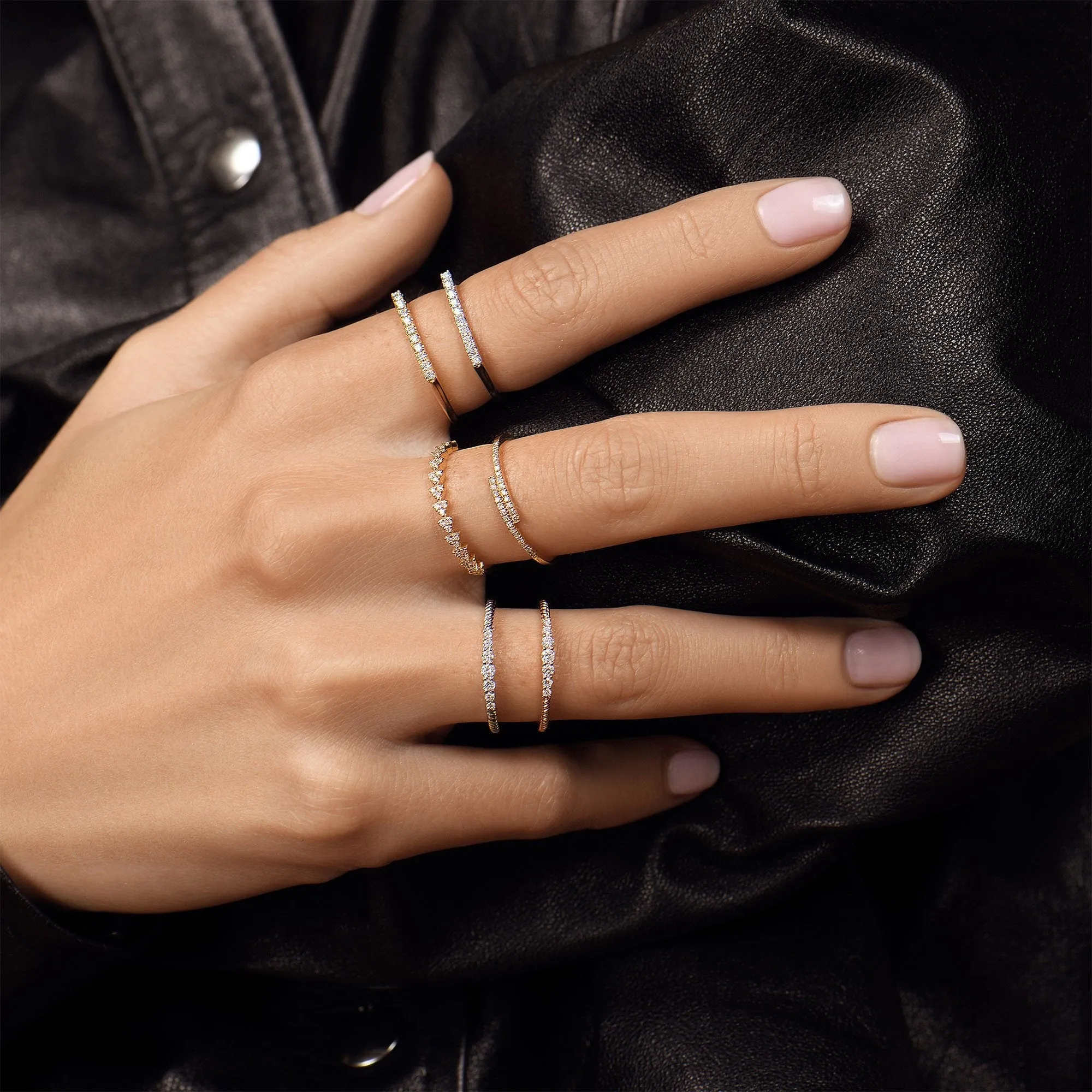 Union sparkling ring sold by Djula product image thumbnail 5