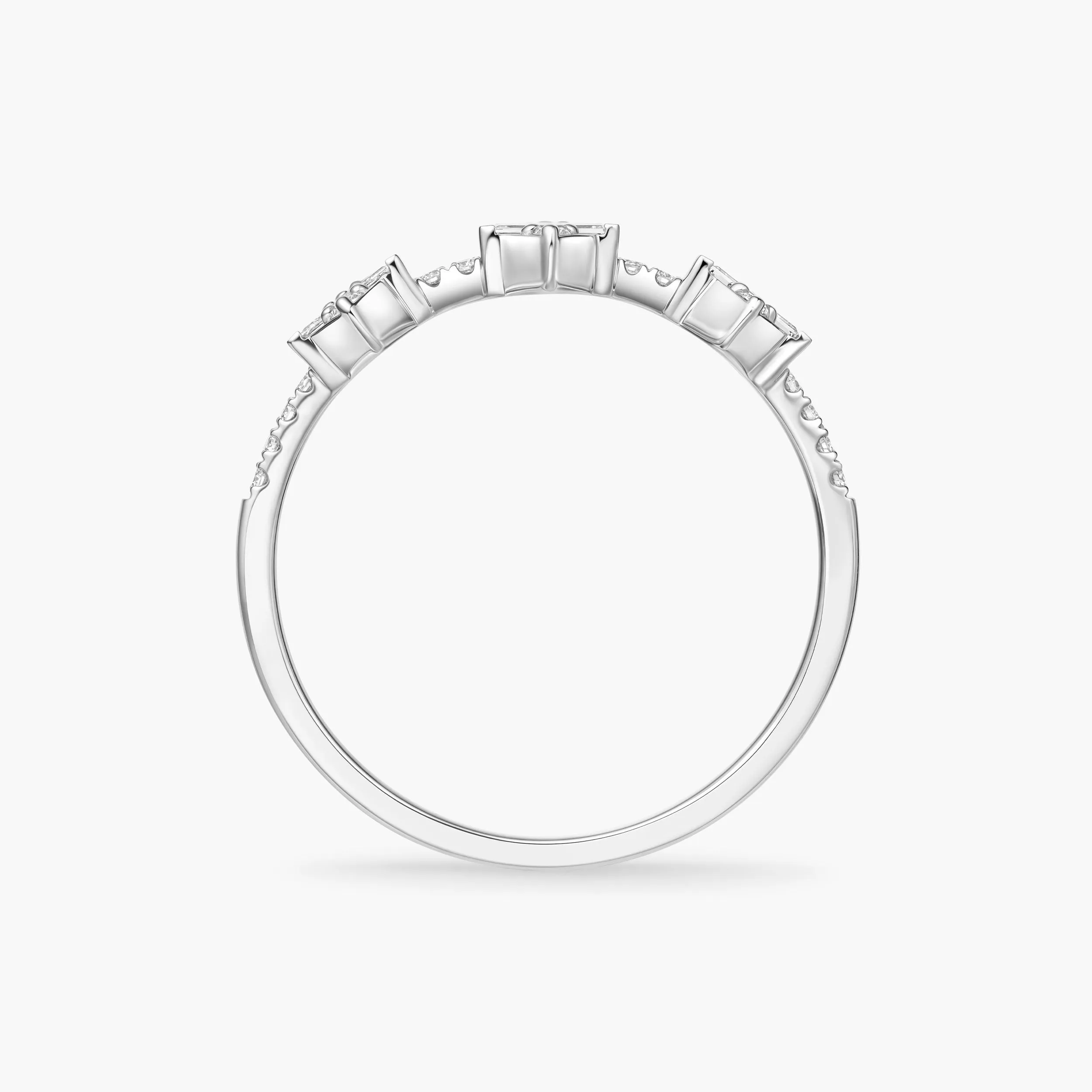 Endless 3 baguettes Ring sold by Djula product image thumbnail 3