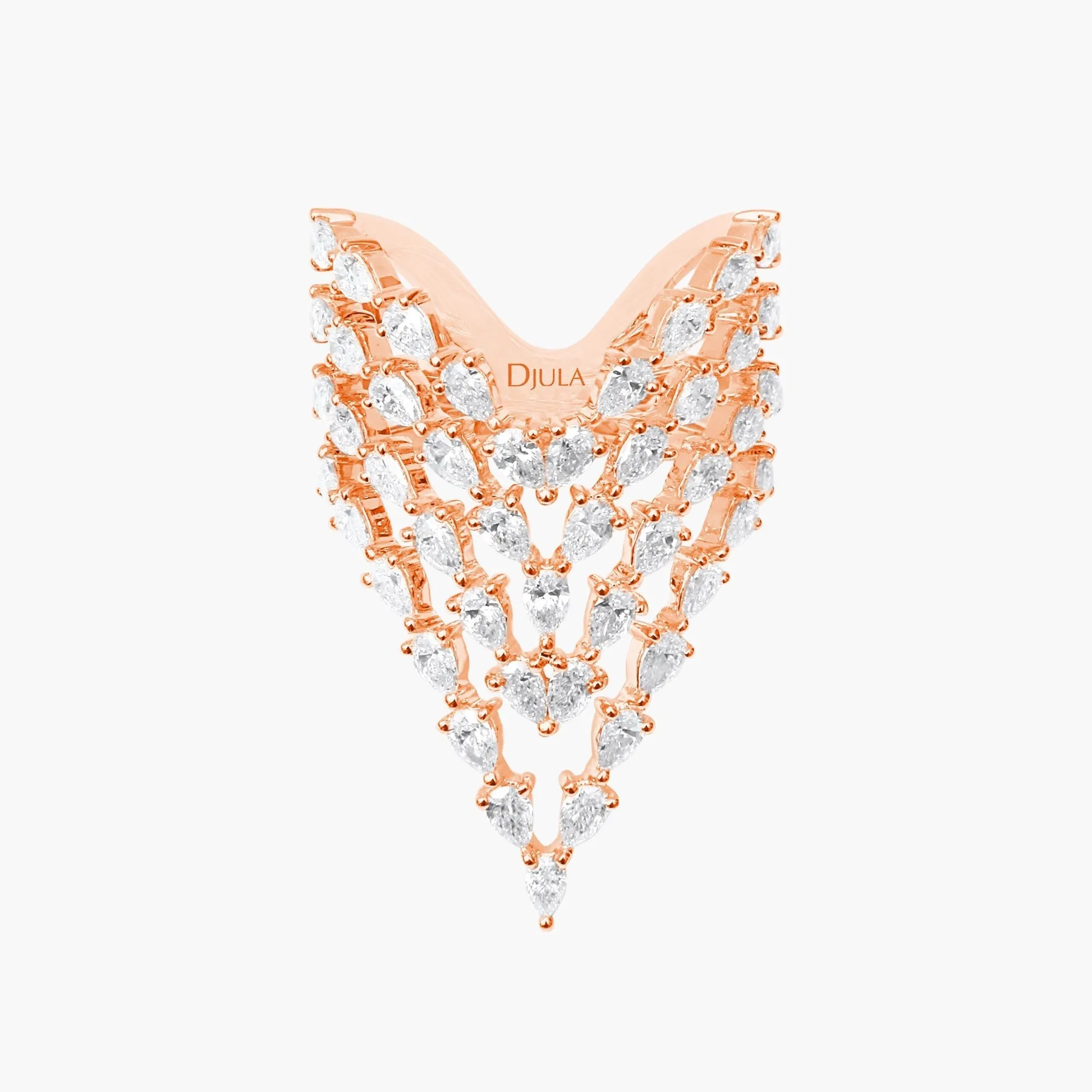 Multi V Marquise Ring sold by Djula product image thumbnail 3