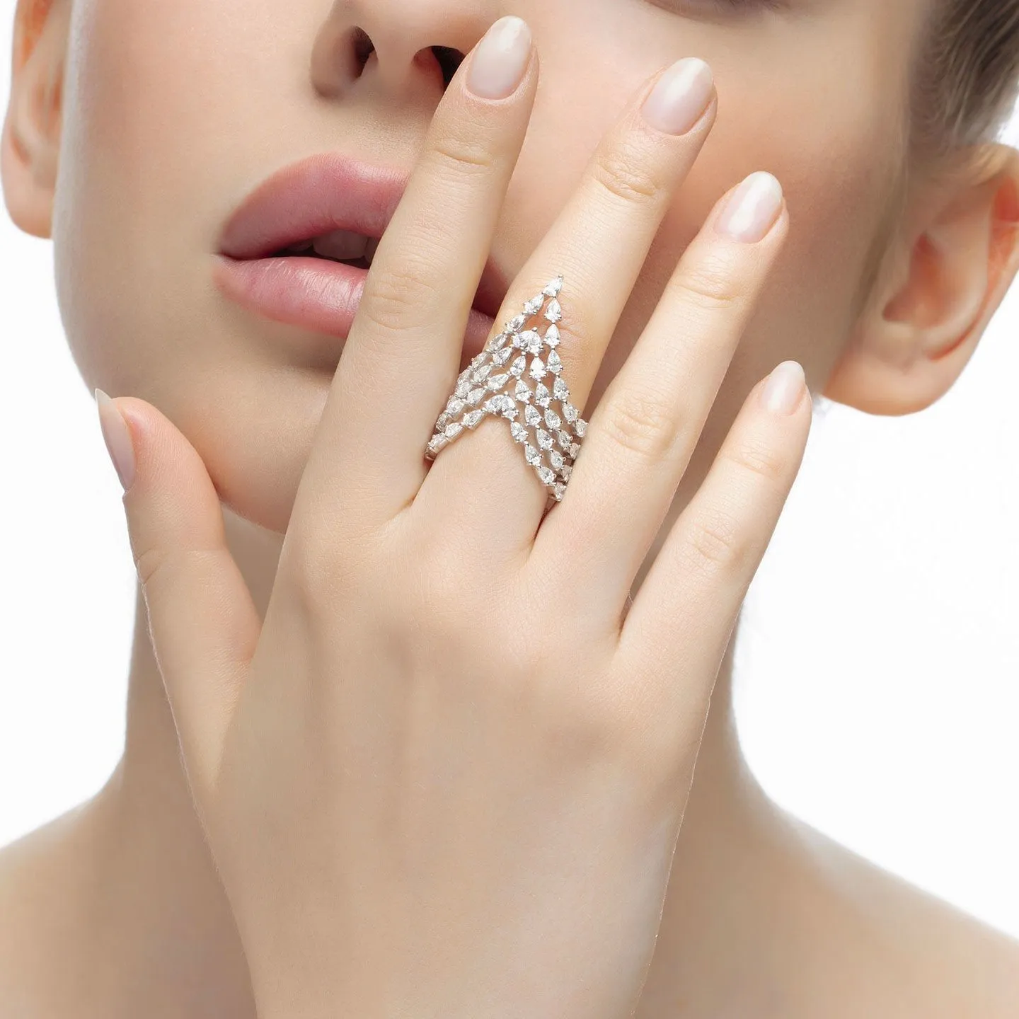 Multi V Marquise Ring sold by Djula product image thumbnail 4