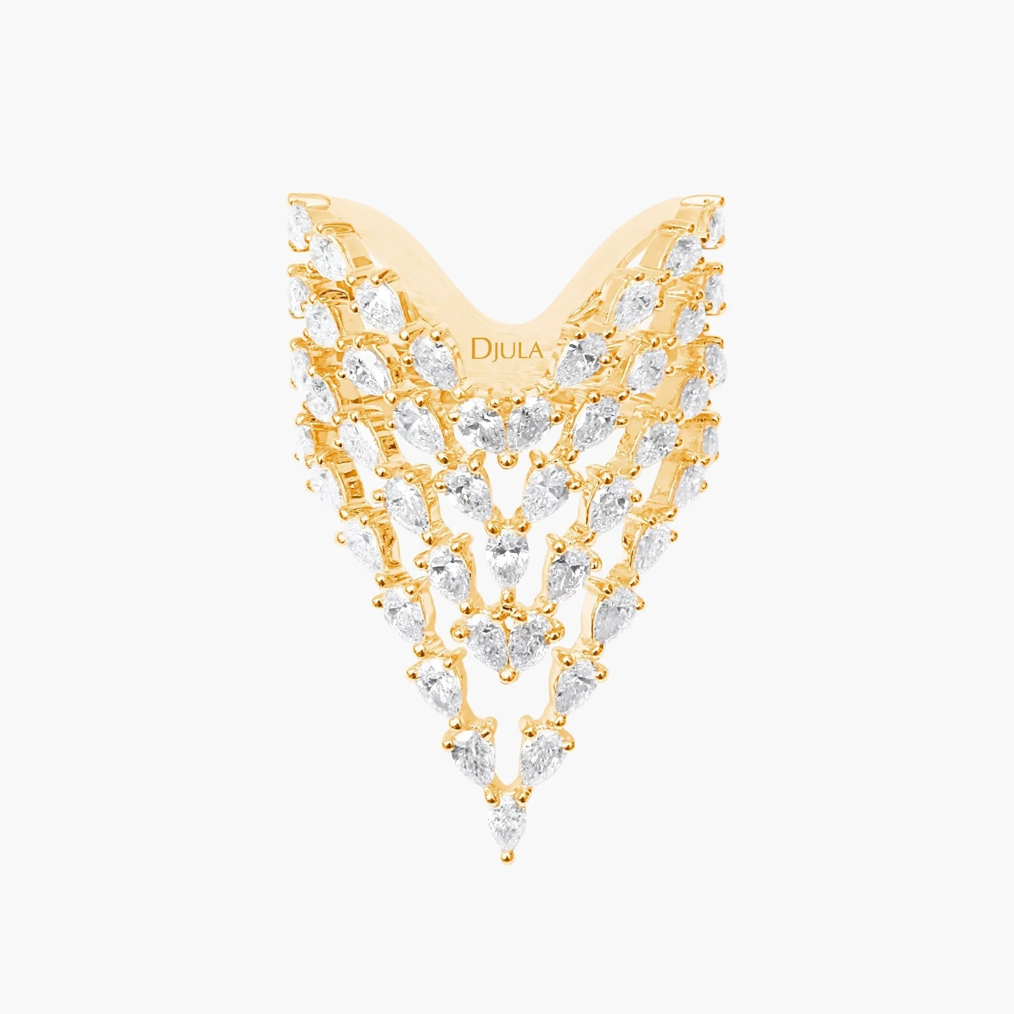 Multi V Marquise Ring sold by Djula product image thumbnail 2