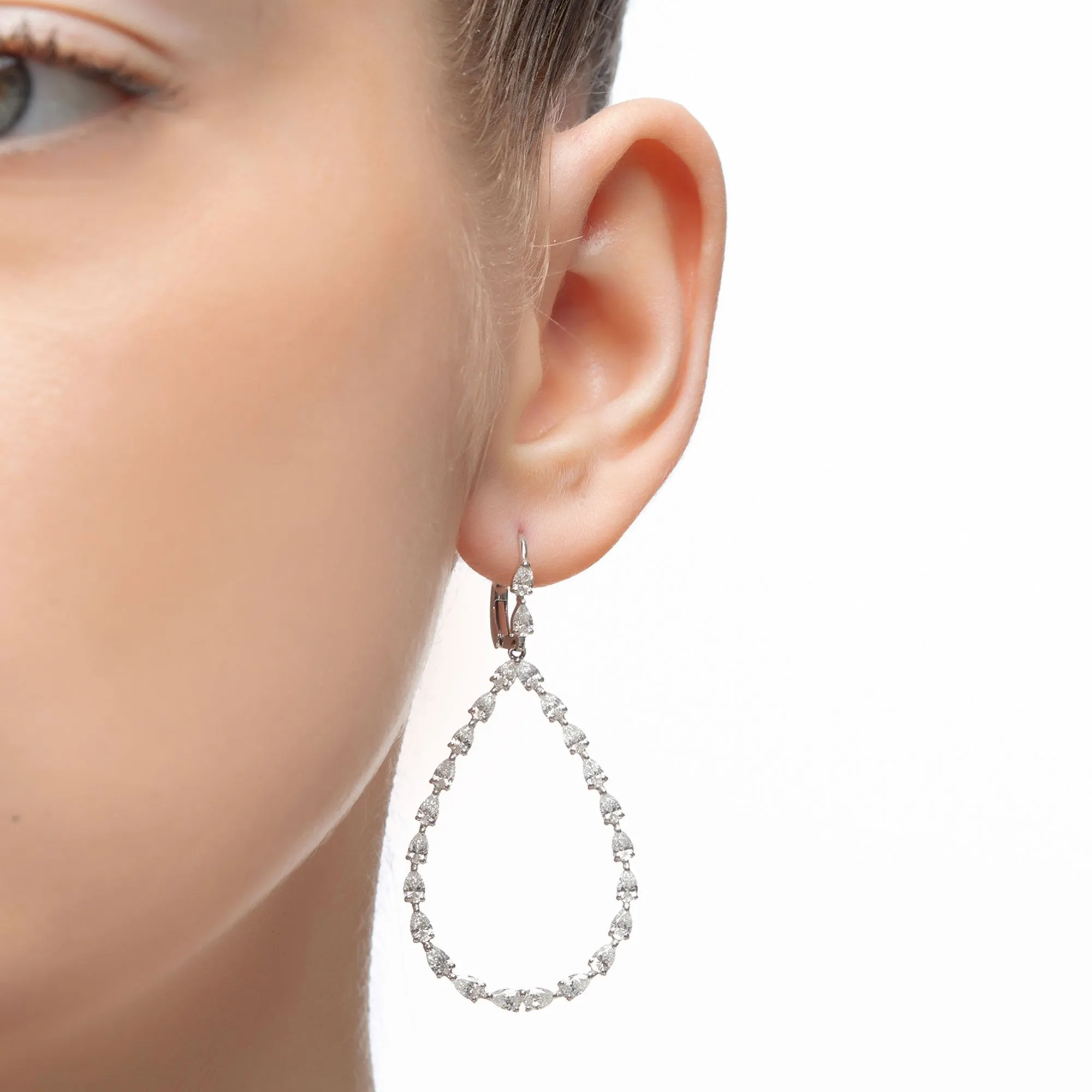 DROP MARQUISE EARRINGS sold by Djula product image thumbnail 2