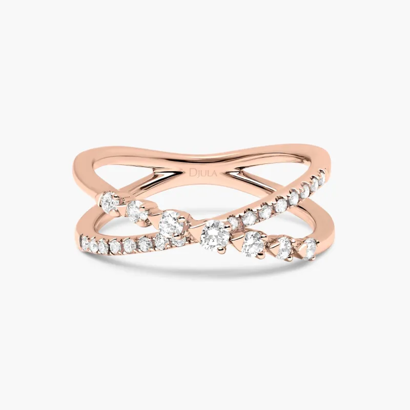 Cross Diamond Ring sold by Djula