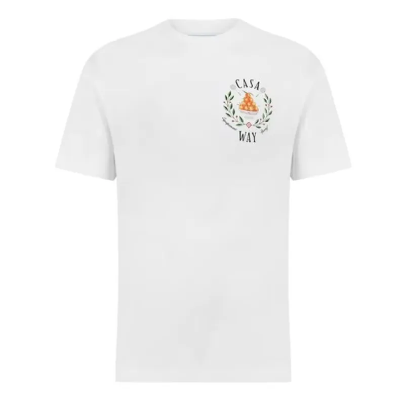 Casablanca Casa Way T Shirt White sold by Klay UK