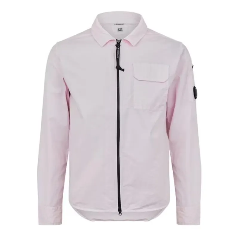 CP Company Overshirt Jacket Sky Pink sold by Klay UK