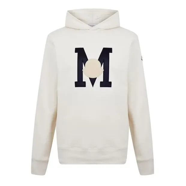 Moncler Logo Hoodie White sold by Klay UK