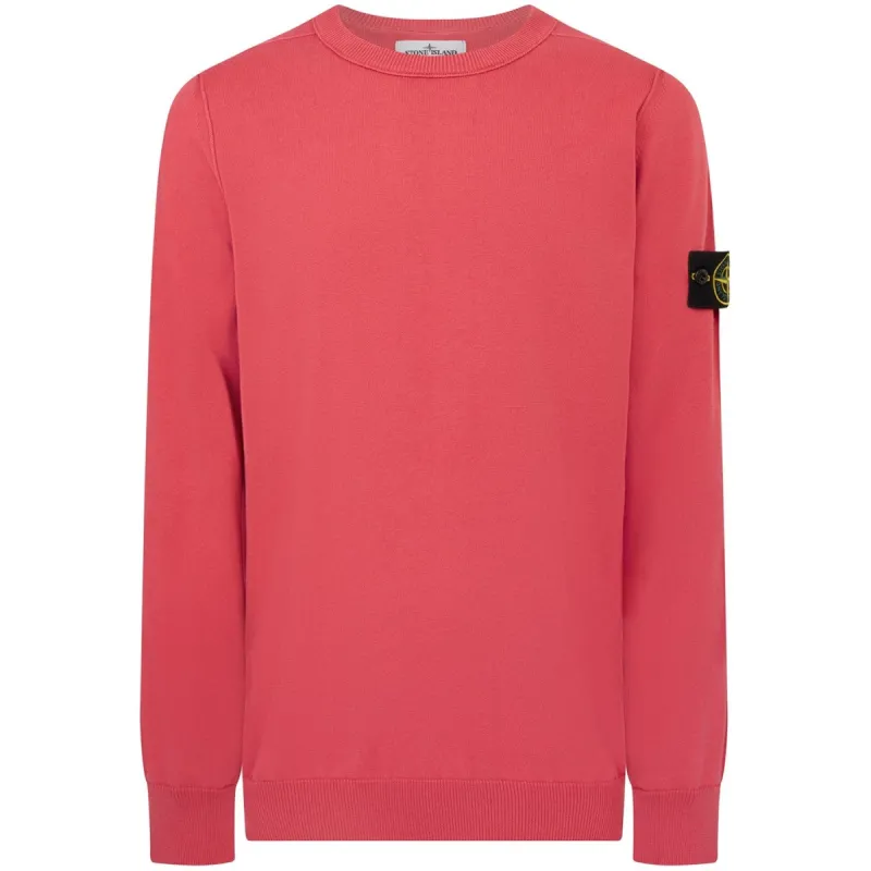 Stone Island Knit Jumper Pink sold by Klay UK
