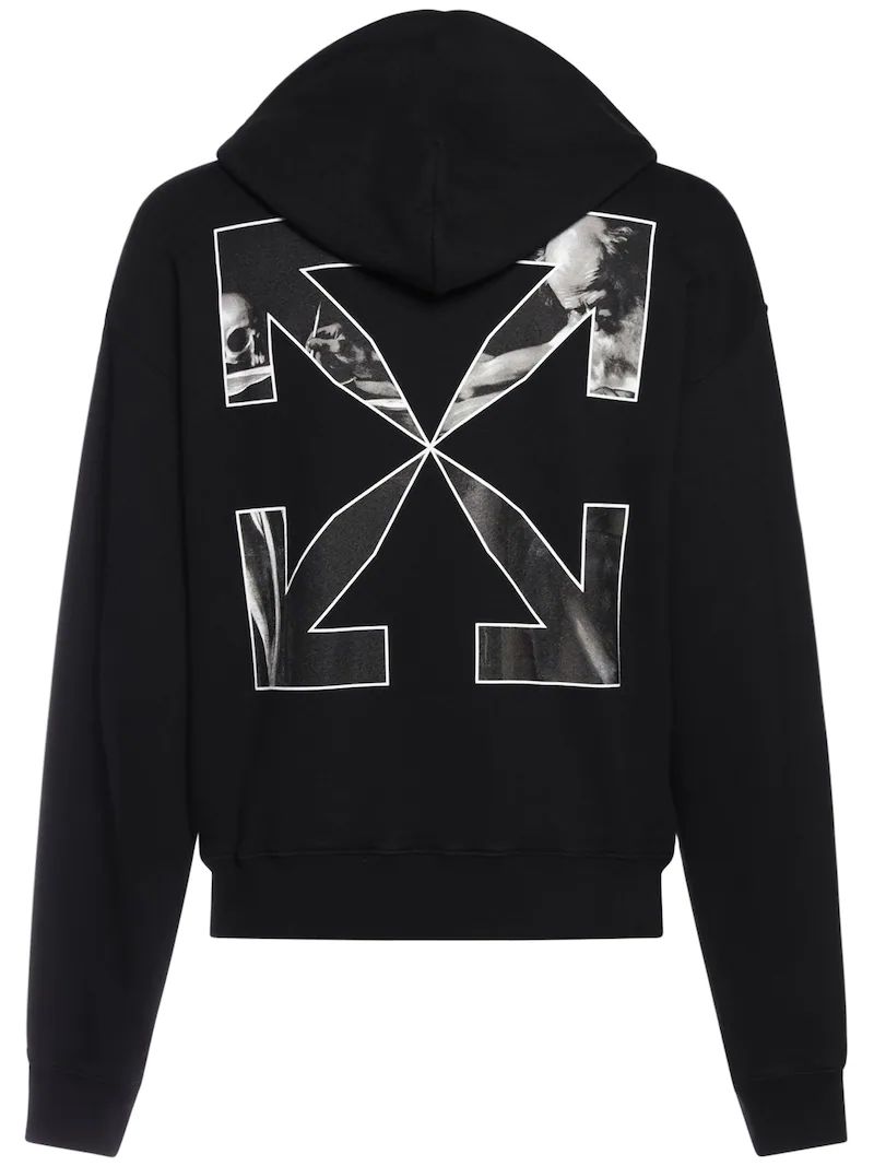 OFF WHITE Arrow Caravaggio Hoodie Black sold by Klay UK