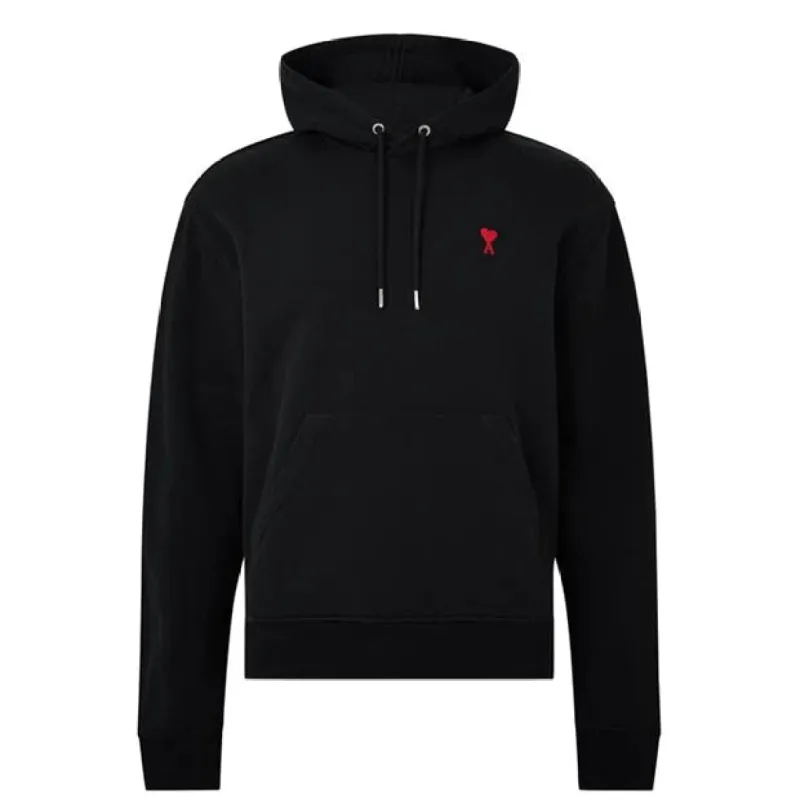 Ami Paris Logo Hoodie Black sold by Klay UK