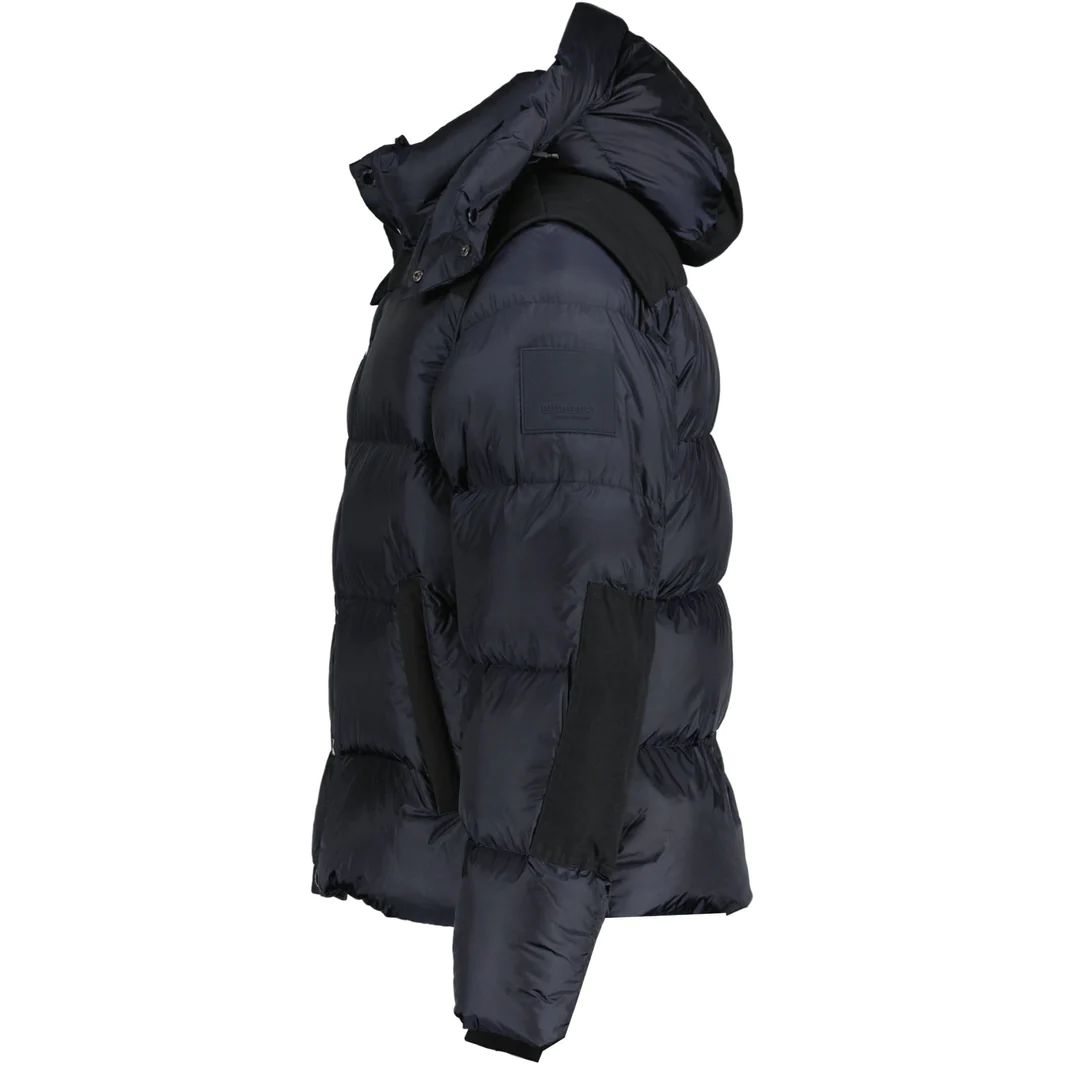 Burberry Check Hooded Puffer Jacket Navy sold by Klay UK product image thumbnail 3
