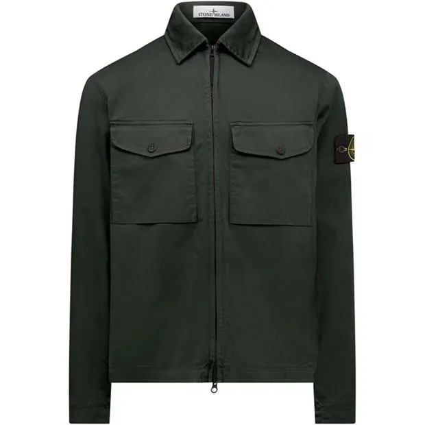 Stone Island Stretch Overshirt Muschio sold by Klay UK