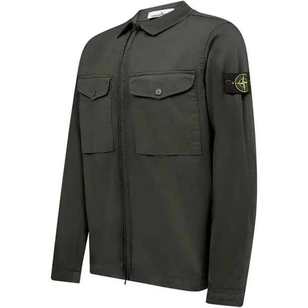 Stone Island Stretch Overshirt Muschio sold by Klay UK product image thumbnail 2