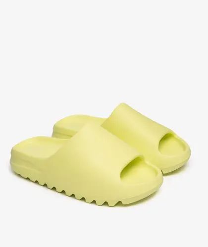Yeezy Slide Glow Green sold by Klay UK