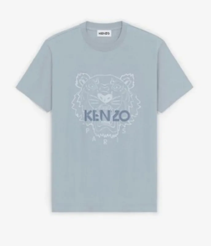Kenzo Tiger T Shirt Sky Blue sold by Klay UK