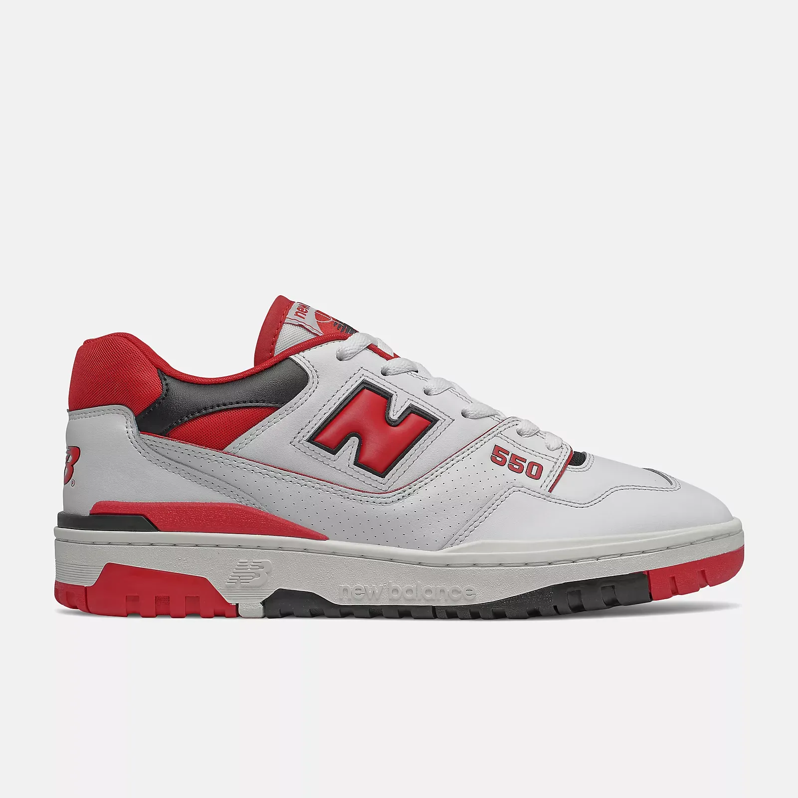 New Balance 550 White Red Trainers sold by Klay UK