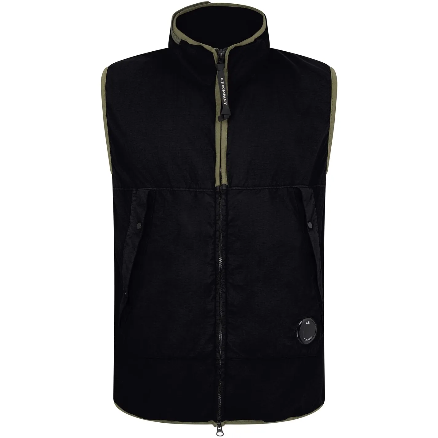 Cp Company Down Lens Gilet Black sold by Klay UK