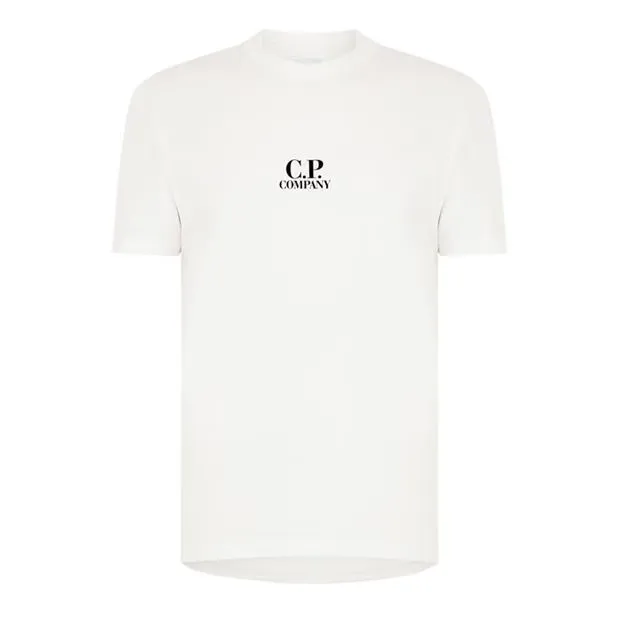CP Company Print Logo T Shirt White sold by Klay UK