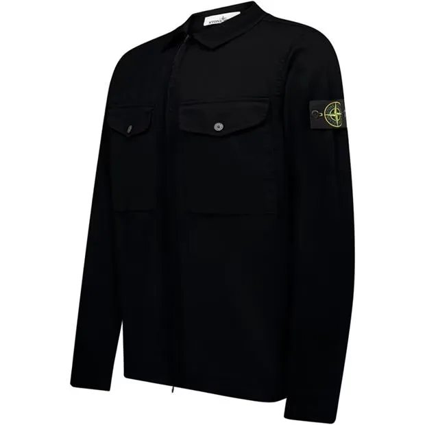 Stone Island Stretch Overshirt Black sold by Klay UK product image thumbnail 2