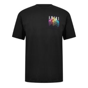 Amiri Paint Drip T Shirt Black sold by Klay UK