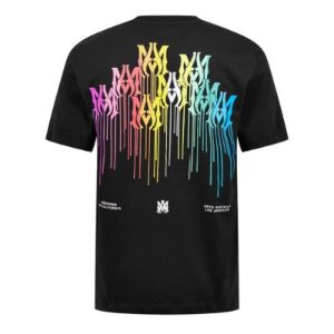 Amiri Paint Drip T Shirt Black sold by Klay UK