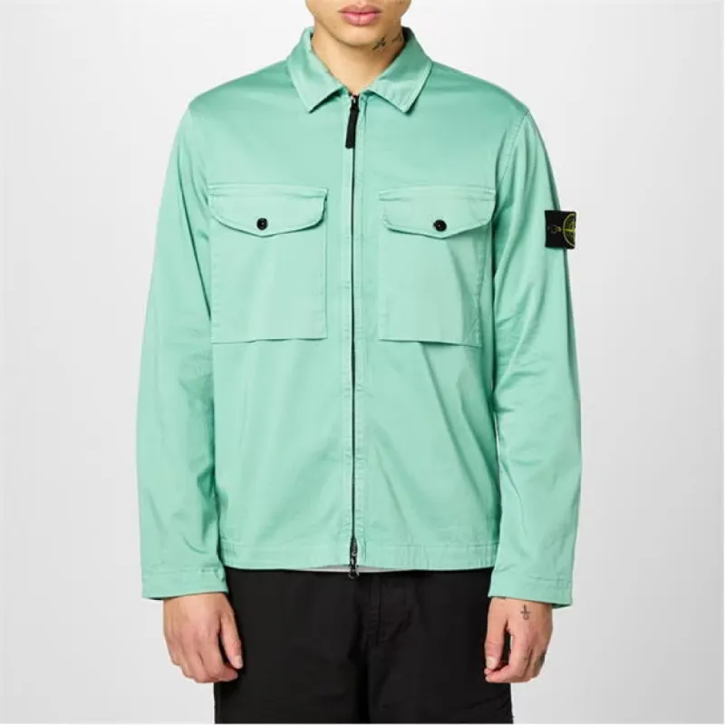 Stone Island Stretch Overshirt Chiaro sold by Klay UK