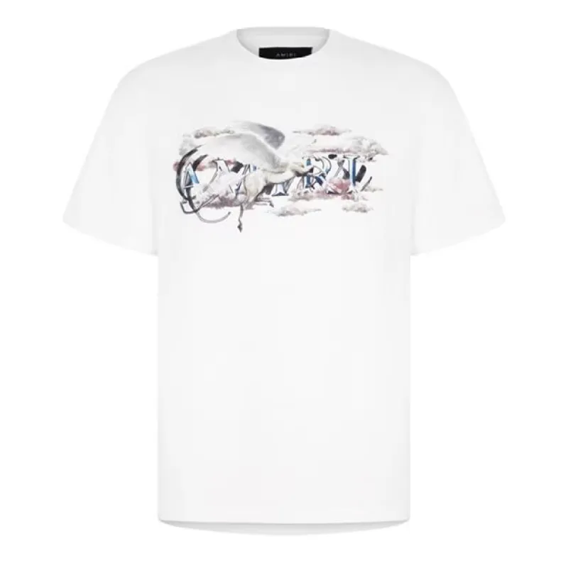 Amiri Pegasus T Shirt White sold by Klay UK