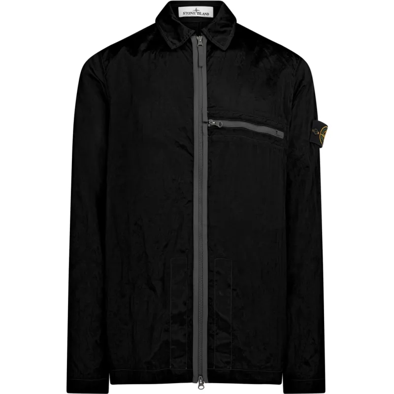 Stone Island Nylon Metal Overshirt Black sold by Klay UK