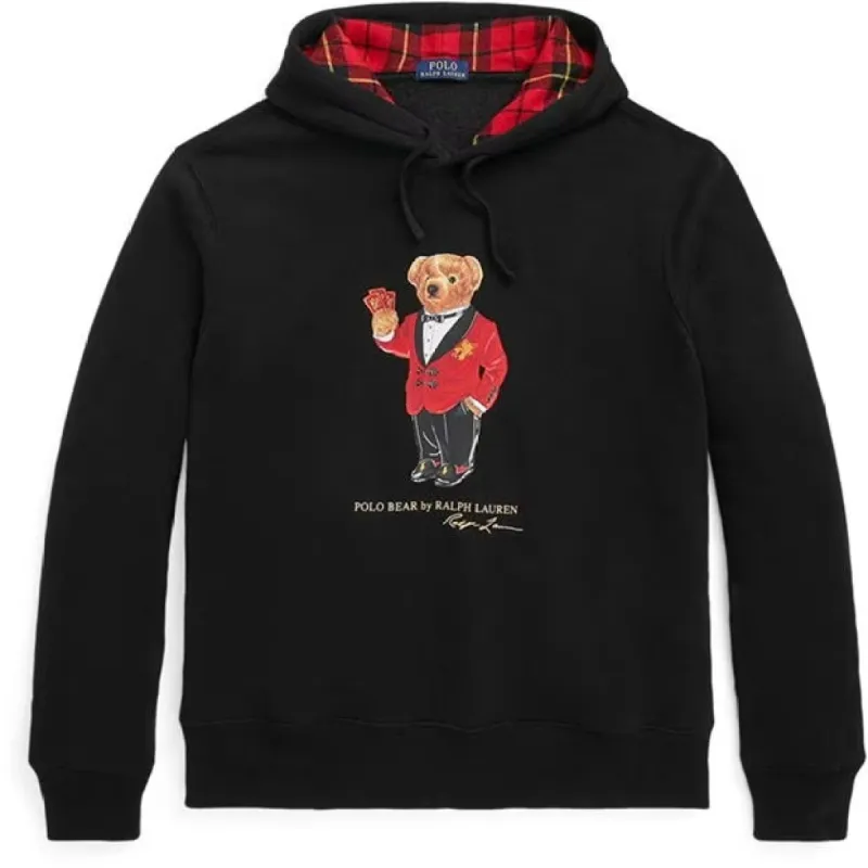 Ralph Lauren Bear Hoodie Black made by Ralph Lauren