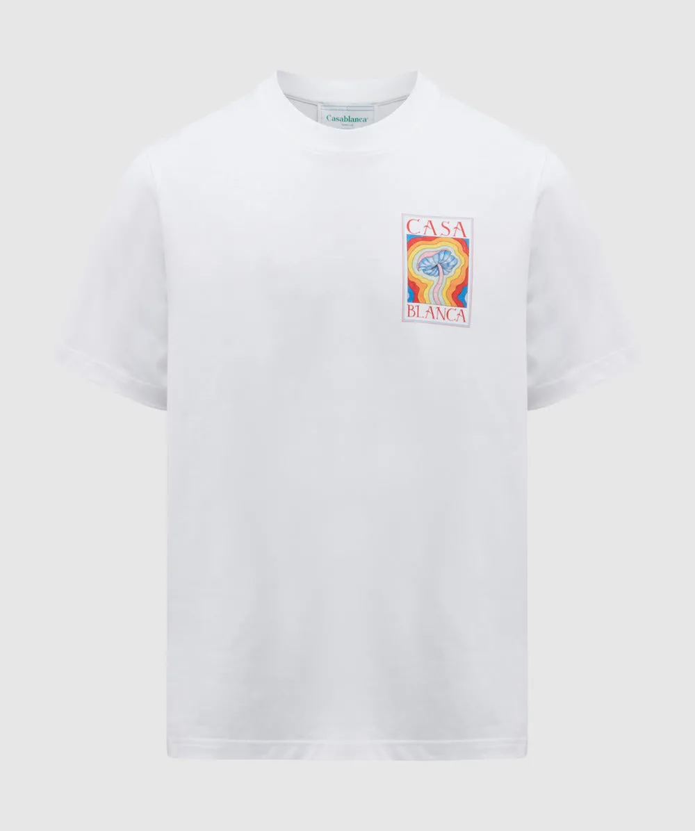 Casablanca Mind T Shirt White sold by Klay UK