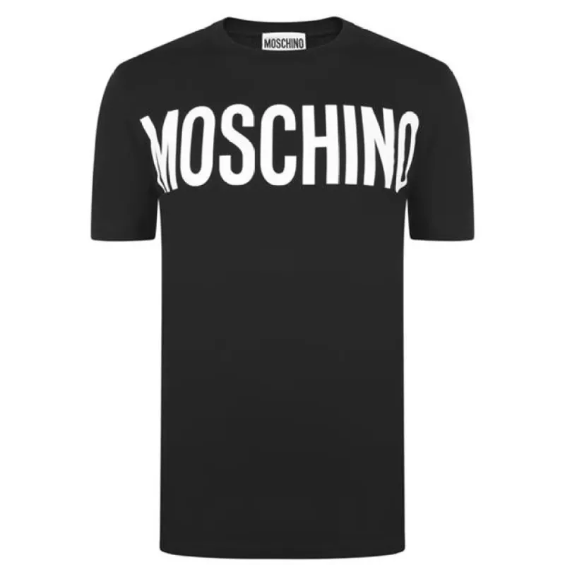 Moschino Logo T Shirt Black sold by Klay UK