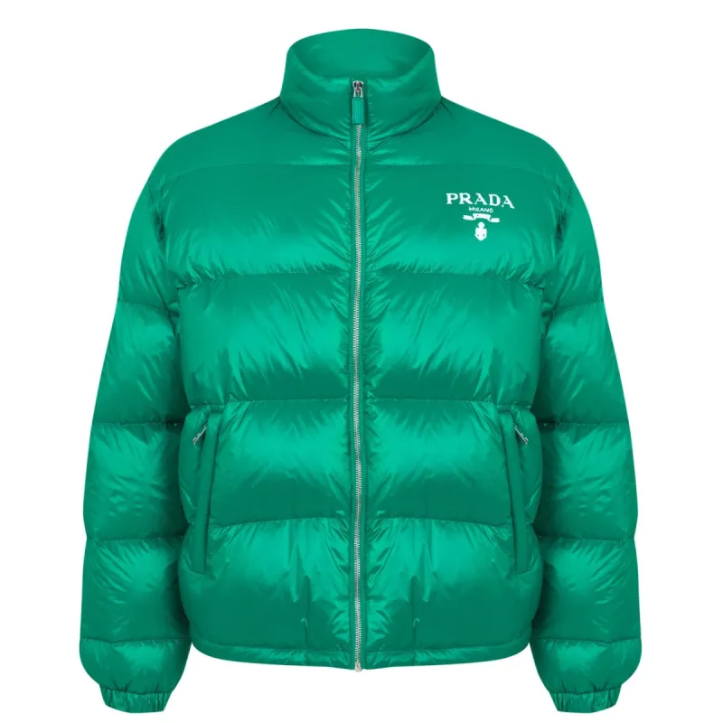 Prada Nylon Bomber Jacket Green sold by Klay UK