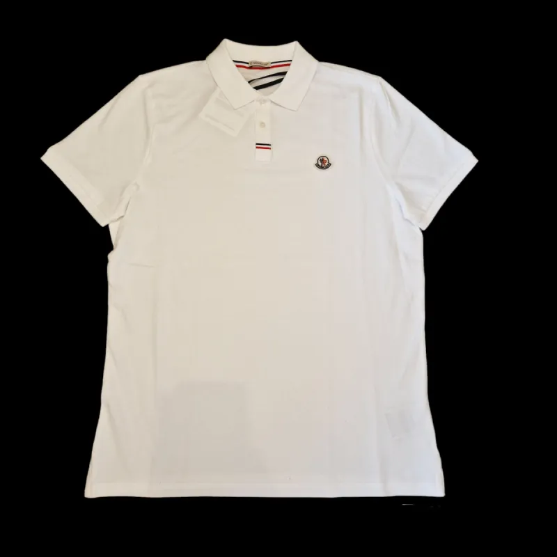 Moncler 3Arch Logo Polo White sold by Klay UK