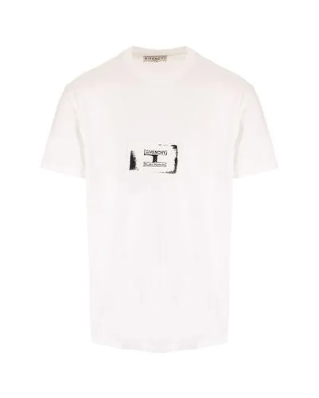 Givenchy Paris Patch T-Shirt White sold by Klay UK