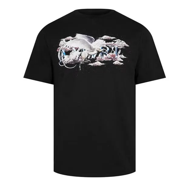 Amiri Pegasus T Shirt Black sold by Klay UK