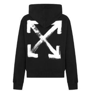 OFF WHITE Paint Arrow Hoodie Black sold by Klay UK