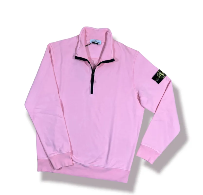 Stone Island Half Zip Jumper Rose sold by Klay UK