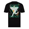 Casablanca Casa Le Jeu Print T Shirt Black sold by Klay UK