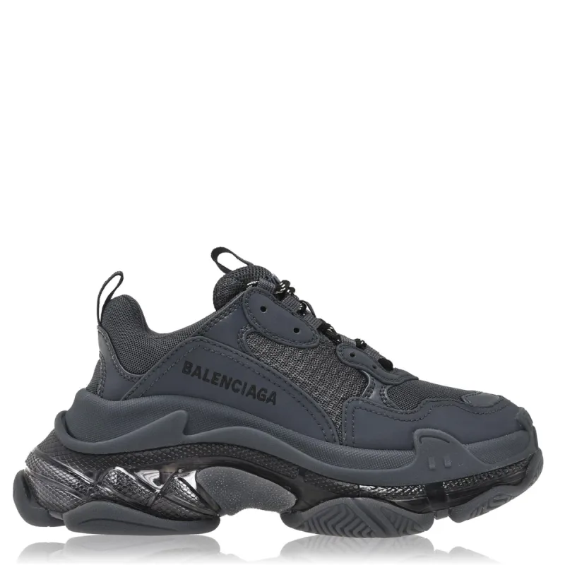 Balenciaga Triple S Clear Sole Trainers Blue sold by Klay UK