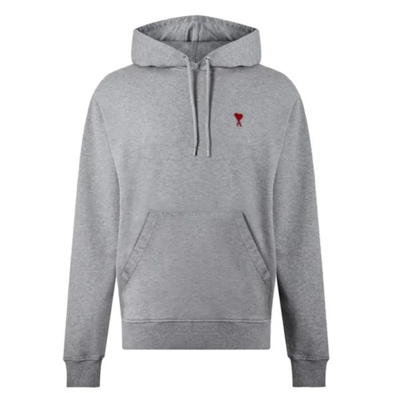 Ami Paris Logo Hoodie Grey sold by Klay UK